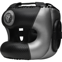 Protège-tête de sécurité sportif RDX L2 Mark Pro en PU durable avec barre de protection nasale pour la boxe – Vente en gros