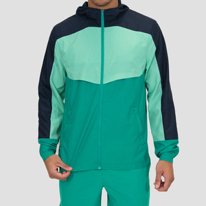 Chaqueta de Primavera Acolchada Transpirable con Capucha, Impermeable y Cortavientos, de Color Liso, Manga Larga, Estilo Vintage para Hombre, Nuevo Diseño Frontal, Bajo MOQ - Product Image 1