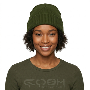 Cosh International Custom Logo Factory-direct Supply Autumn/winter <b>Wool</b> <b>Beanie</b> Warm Ear-protecting Trendy Hip-hop Fashion Hat - Product Image 3