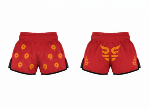 Shorts de Muay Thai en gros pour l'entraînement aux arts martiaux, confortables, avec design par sublimation, personnalisation acceptée, marque privée - Product Image 3