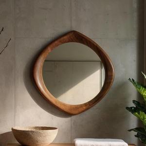 Espejo de Pared de Madera para Estudio de Yoga, Espejo de Pared Reflectante de Madera para Decoración de Fitness y Danza, Espejo Colgante al por Mayor - Product Image 2