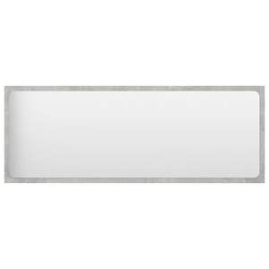 Miroir gris béton 39,4 po x 14,6 po en bois d'ingénierie et acrylique pour salle de bain - Product Image 2