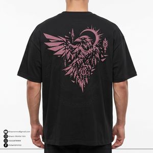 OEM Wholesale Men Heavyweight Oversized T Shirt Screen Printed <b>Skull</b> Design Premium Cotton Casual Streetwear Tee - Product Image 2