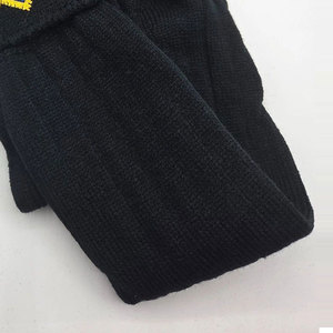 <b>High</b> Quality Custom Embroidered Masonic Kilt Hose <b>Socks</b> Scottish Black Wool Blend Men's <b>Knee</b> <b>High</b> <b>Socks</b> with Square Compass Logo - Product Image 3