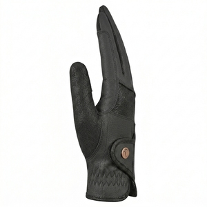 Equestrian Horse Riding Gloves Full <b>Finger</b> Windproof Summer Leather Drawstring Closure Outdoor Sports Horse Racing Unisex - Product Image 4