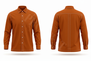 Camisa de Vestir de Manga Larga, Ajustada, Personalizada, con Costuras en Contraste, Elegante y Cómoda, Camisas Casuales y Formales - Product Image 4