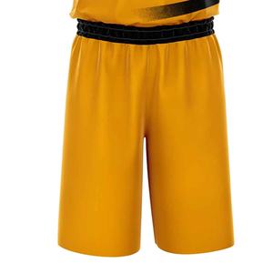 Conjunto de Pantalones Cortos Deportivos Personalizados al por Mayor para Hombre, Transpirables, 100% Poliéster, Estampado por Transferencia de Calor, Uniforme de Baloncesto sin Mangas - Product Image 5