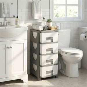 Organizzatore Verticale Compatto a 4 Cassetti, Armadietto in Plastica per Camera da Letto, Bagno o Ufficio - Product Image 2