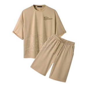 Conjunto de Pantalones Cortos Casuales para Hombre, 100% Algodón Ecológico de Secado Rápido, Servicio OEM, Ropa de Verano - Product Image 3