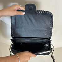 Sac bandoulière en cuir de vachette fait main de qualité supérieure 2026 pour femme, sac à bandoulière à carreaux avec boucle mors de cheval
