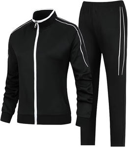 Ensemble de survêtement sportif personnalisé imprimé, veste et pantalon en polyester léger pour l'entraînement et les loisirs, vêtements de sport - Product Image 1