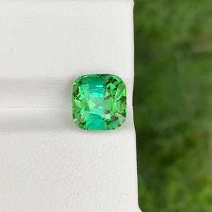 Turmalina Verde, Gema Suelta con Corte Cojín, Piedra Natural Facetada para Joyería, Venta al Por Mayor - Product Image 2