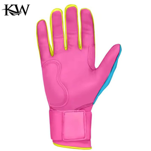 ถุงมือตีเบสบอลสำหรับผู้ใหญ่ ถุงมือคริกเก็ตคุณภาพพรีเมียม ป้องกันการลื่น จับกระชับมือ ถุงมือตีเบสบอลแบบมืออาชีพเสริมแผ่นรอง - Product Image 3