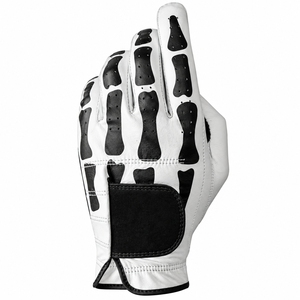 Guante de golf de cuero genuino para mano derecha, diseño unisex sin cierre, fabricado con impresión completa. - Product Image 3