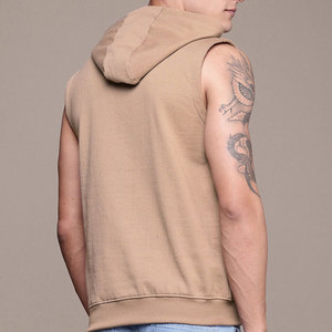 Modern Athletic <b>Sleeveless</b> <b>Hoodies</b> With Lightweight Fabric For Training And Comfortable Movement <b>Sleeveless</b> <b>Hoodies</b> - Product Image 3