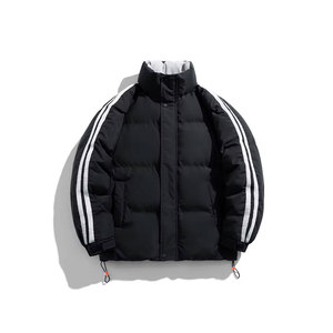 High Quality <b>Packable</b> Vintage Puffer <b>Jacket</b> Winter Waterproof and Windproof with Stand Collar Front Logo OEM Service Available - Product Image 1