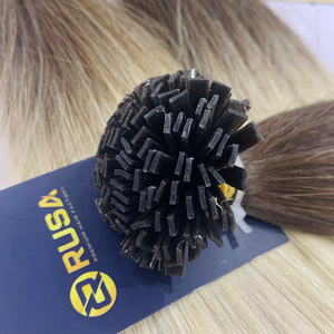 Extensiones de Cabello Humano RUSA K-Tip, Cabello Virgen Vietnamita de Primera Calidad, Cutícula Alineada, Puntas Completas, 100g, Todos los Colores - Product Image 2