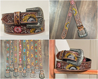 Ceintures en cuir usinées à la main durables personnalisées par fabrication professionnelle pour hommes et femmes personnalisation ceintures à boucle ardillon réglables