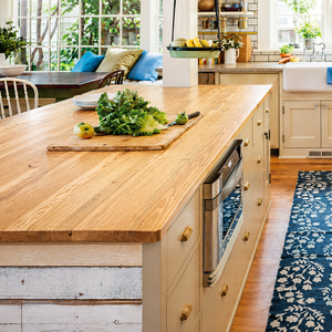 Solid Wood Butcher <b>Block</b> Tabletop Custom Size Oak Kitchen Countertop Dining Desk Natural Light Finish - Product Image 3