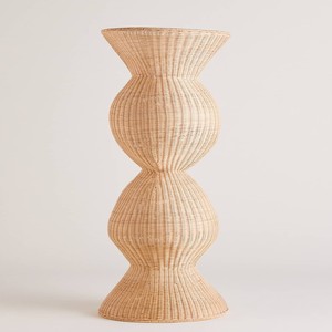 Lámpara de pie escultural de ratán, muebles modernos para el hogar, venta al por mayor, lámparas tejidas ecológicas - Product Image 2