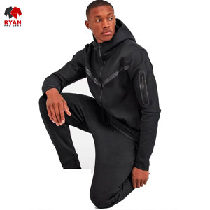 ชุดวอร์มฤดูหนาวผู้ชายขายดี น้ำหนักเบา ดีไซน์โดดเด่น ผ้าระบายอากาศได้ดี สวมใส่สบาย รับผลิตแบบ OEM - Product Image 2