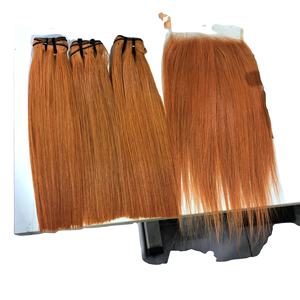 Extensions de cheveux humains vierges bruts vietnamiens, couleur Closure, en lot de gros, d'un seul donneur, à pointes, à fixer par ruban adhésif, lisses comme des baguettes - Product Image 3