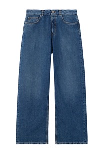 Jeans de Mezclilla de Cintura Alta y Pierna Recta para Mujer, Pantalones Casuales de Algodón de Lavado Medio, Color Sólido, Corte Regular, Estilo Otoñal - Product Image 5