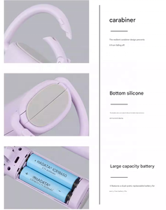 พัดลมไร้ใบพัดความเร็วสูงรุ่น F60 ของ HADATA ใช้พลังงานแบตเตอรี่ ดีไซน์แบบพัดลมพายุ สำหรับการปีนเขาและการใช้งานแบบพกพาและตั้งโต๊ะ - Product Image 4