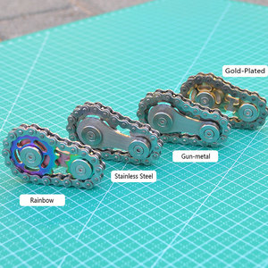 Bán Sỉ Bánh Xích Bánh Đà Con Quay Hồi Chuyển Ngón Tay Đồ Chơi Con Quay Hồi Chuyển Bằng Kim Loại EDC Cho Người Lớn - Product Image 2