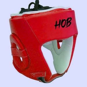 Protector de Cabeza de Boxeo Modular HOB, Cuero PU Amarillo y Negro, Protección Facial Transpirable, Visera Doble Ajustable, Unisex para Adultos - Product Image 2