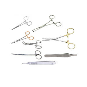Kit Quirúrgico General Premium para Esterilización de Animales Pequeños: Set de Pinzas para Castración, Obstetricia, Ginecología y Control de Natalidad - Product Image 1