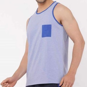 Camiseta sin Mangas Casual de Moda Sostenible para Hombre, Unisex, Transpirable, 100% Poliéster, Cuello Redondo, con Tejido de Punto Ligero - Product Image 6