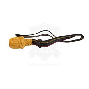 Correa de Hombro para Espada de Alambre Dorado y Negro de Alta Calidad, Más Vendida, con Borla Trenzada de Seda y Nudo, Hecha en Pakistán - Product Image 3