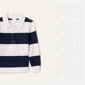 เสื้อโปโลผู้ชายแฟชั่นใหม่ปี 2026 ผ้าถัก 100% คอตตอน ลายทาง พิมพ์ลายลำลอง ติดกระดุม แขนยาว สไตล์รักบี้ - Product Image 5