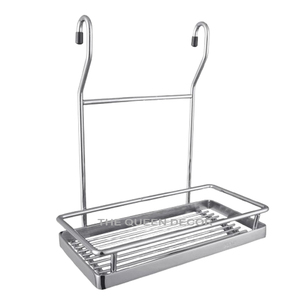 Top Selling Iron Metal Sets Of 2 Rectangle Shape Black Finished glass, spice <b>rack</b> Storage Shelve Wall Mounted - Product Image 2