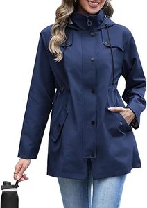 Veste coupe-vent longue pour homme, style vintage, légère, imperméable, col montant, pour l'hiver et l'extérieur – Vente en gros - Product Image 6