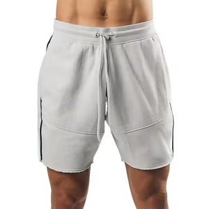 Shorts deportivos de felpa francesa de marca privada, personalizables en color, estilo nuevo y sostenible, en venta. - Product Image 1