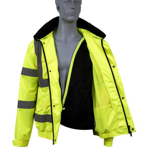 Vêtements de sécurité matelassés durables et isolés contre le froid, faible MOQ, fournisseur de vestes et pantalons de travail, vêtements de travail professionnels de classe 2 - Product Image 1