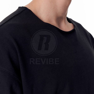 เสื้อยืดโอเวอร์ไซส์ผ้าฝ้าย 100% ระบายอากาศ แห้งเร็ว เนื้อผ้านุ่ม สีสันตามสั่ง ดีไซน์ล่าสุด สำหรับกิจกรรมกลางแจ้ง - Product Image 6