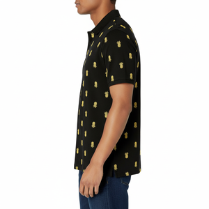 Chemises décontractées pour hommes en jersey de coton de haute qualité, confortables, douces, respirantes, à manches courtes, pour l'été, nouveau design - Product Image 3