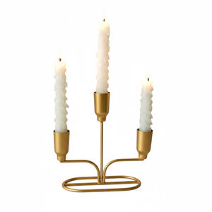 Candelabro de Metal Negro en Forma de U, Diseño Atractivo, Portavelas de Hierro para Decoración de Mesa, Centro de Mesa para el Hogar, Suministro al por Mayor - Product Image 6