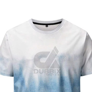 Ensemble T-shirt et short pour homme DUBBIX INDUSTRIES, col rond uni, respirant, séchage rapide, tenue décontractée d'été, 280GSM Polyester - Product Image 4