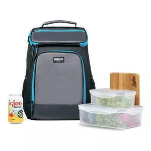 MaxCold Evergreen Top <b>Grip</b> 9qt Black Backpack Cooler <b>Bag</b> - Product Image 4