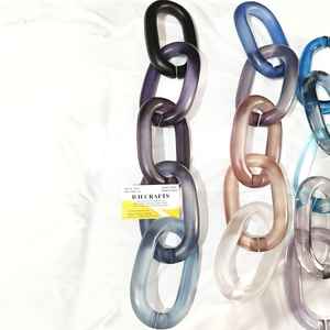 โซ่เรซิ่นอีพ็อกซี่ใสคุณภาพสูงแบบด้าน สีสันสดใส สำหรับตกแต่งผนัง ใช้ในงาน DIY ตกแต่งห้องสไตล์ศิลปะ หรือกั้นห้องรูปทรงนางฟ้า - Product Image 2