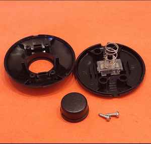 Bouton de réinitialisation rond en plastique, interrupteur électronique en ligne 2A 250V - Product Image 3