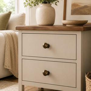 Poignée de tiroir ronde en laiton massif SHUBHAM, finition antique, pour armoire, placard, commode, meubles - Product Image 5