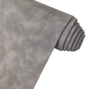 หนังวัวกลับแบบแยกชิ้น ขัดเงา สีเทาอ่อน สำหรับหุ้มเบาะเฟอร์นิเจอร์ - Product Image 2