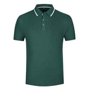 Polo pour homme, printemps et automne, décontracté, nouveau polo à manches courtes marron pour homme - Product Image 3