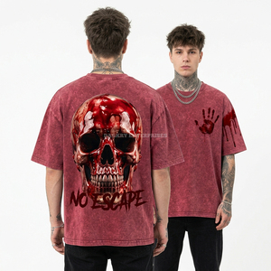 Custom <b>Maroon</b> Sleeveless T Shirt Suffer Skull Crown Thorns Graphic Mens Muscle Tank <b>Top</b> Apparel Manufacturer Canada Sale - Product Image 2