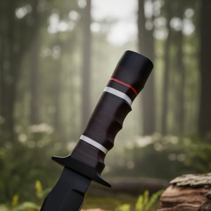 Couteau Bowie Viking artisanal en acier D2 de qualité industrielle, manche ergonomique en bois de rose de qualité supérieure |   Comprend du cuir durable OEM - Product Image 5